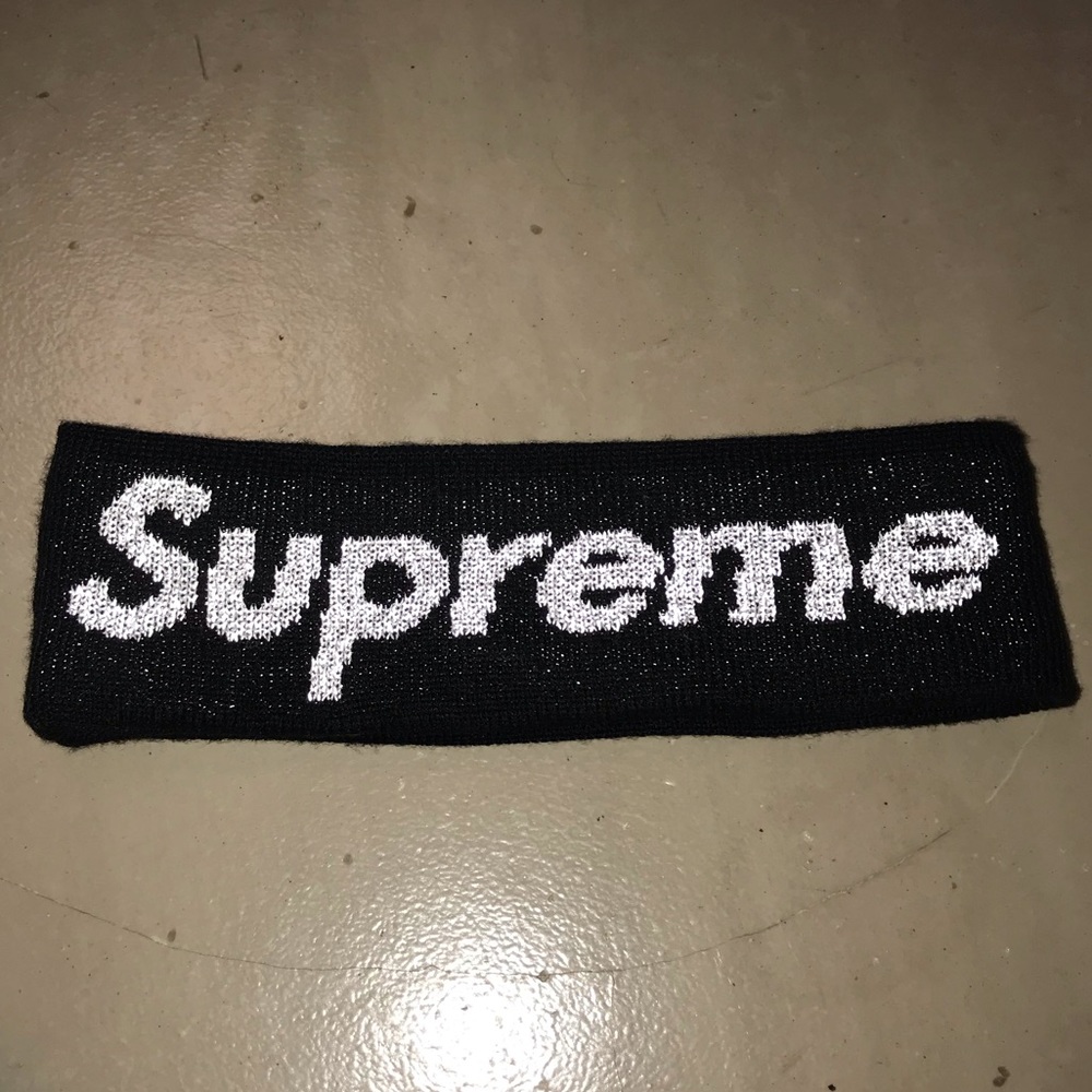 Supreme Fw17 Big Logo 3m Reflective Headband